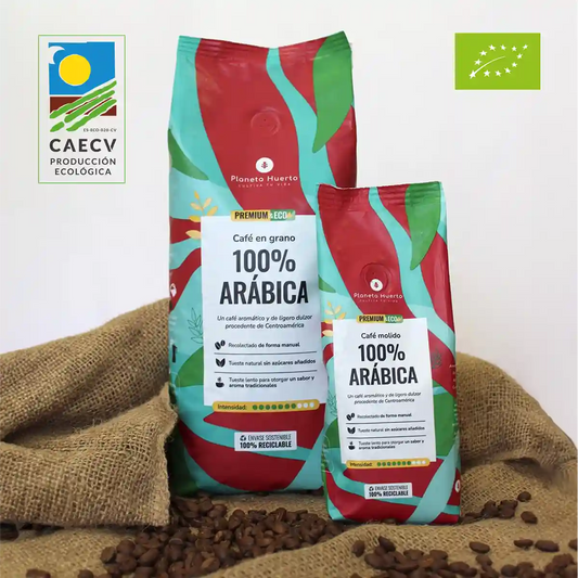Café en grano Eco 100% Arábica 1 Kg para hoteles