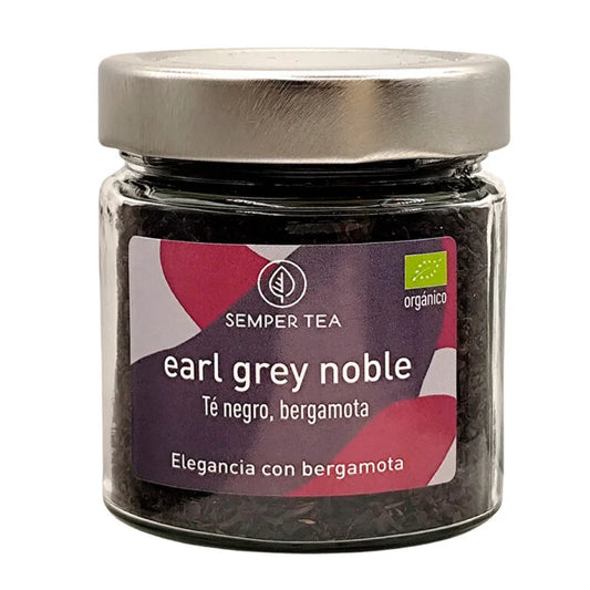 Earl Grey Noble bio en vrac en bocal en verre 55g