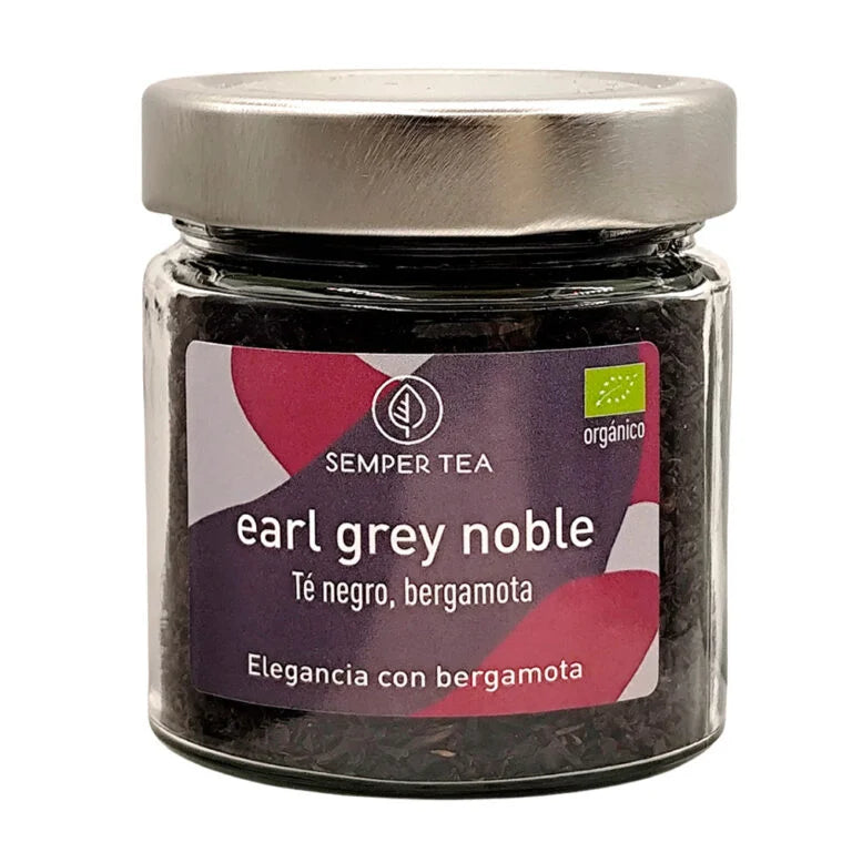 Earl Grey Noble bio en vrac en bocal en verre 55g