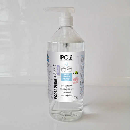 ECOLADERM Gel Nettoyant Délicat 3 en 1 pour les mains, le corps et les cheveux***