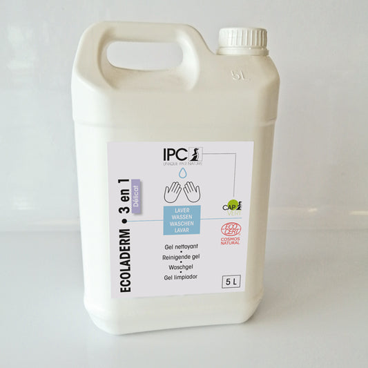 ECOLADERM Gel Nettoyant Délicat 3 en 1 pour les mains, le corps et les cheveux***