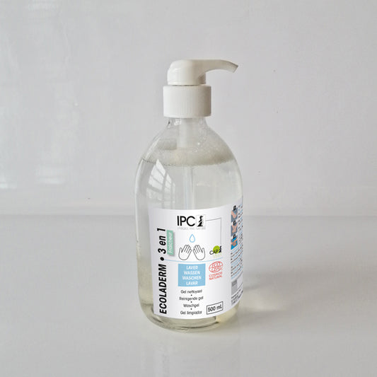 ECOLADERM Gel Nettoyant Fraîcheur 3 EN 1 pour les mains, le corps et les cheveux***