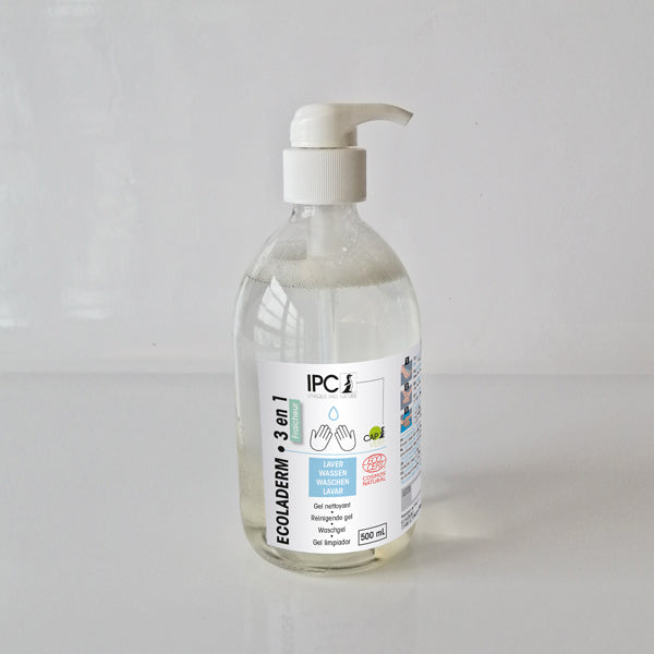 ECOLADERM Gel Nettoyant Fraîcheur 3 EN 1 pour les mains, le corps et les cheveux***