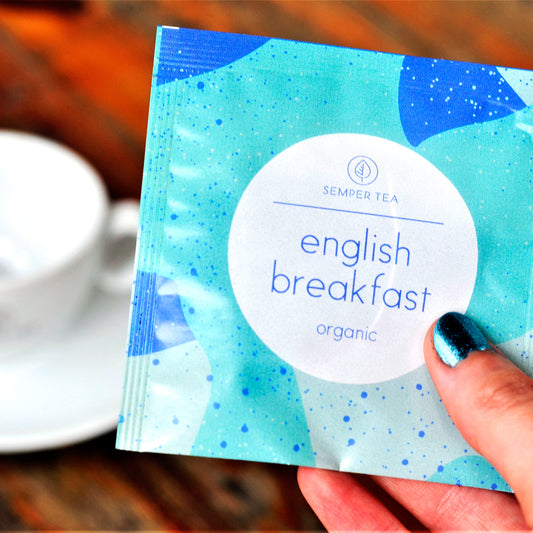 English Breakfast sachets pyramidaux en étui
