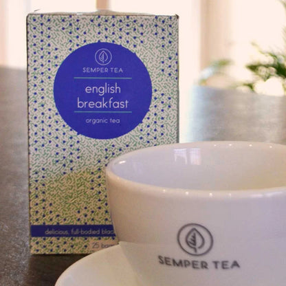 Chá verde Earl Grey biológico
