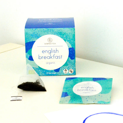 English Breakfast sachets pyramidaux en étui