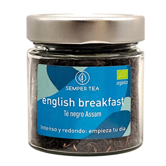 English Breakfast bio en vrac en bocal en verre 60g