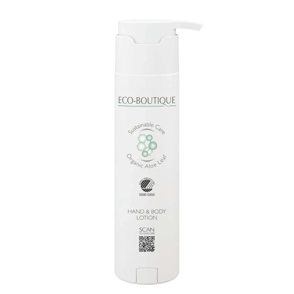 Loção corporal e de mãos 300ml para hotéis boutique ecológicos - Forma 