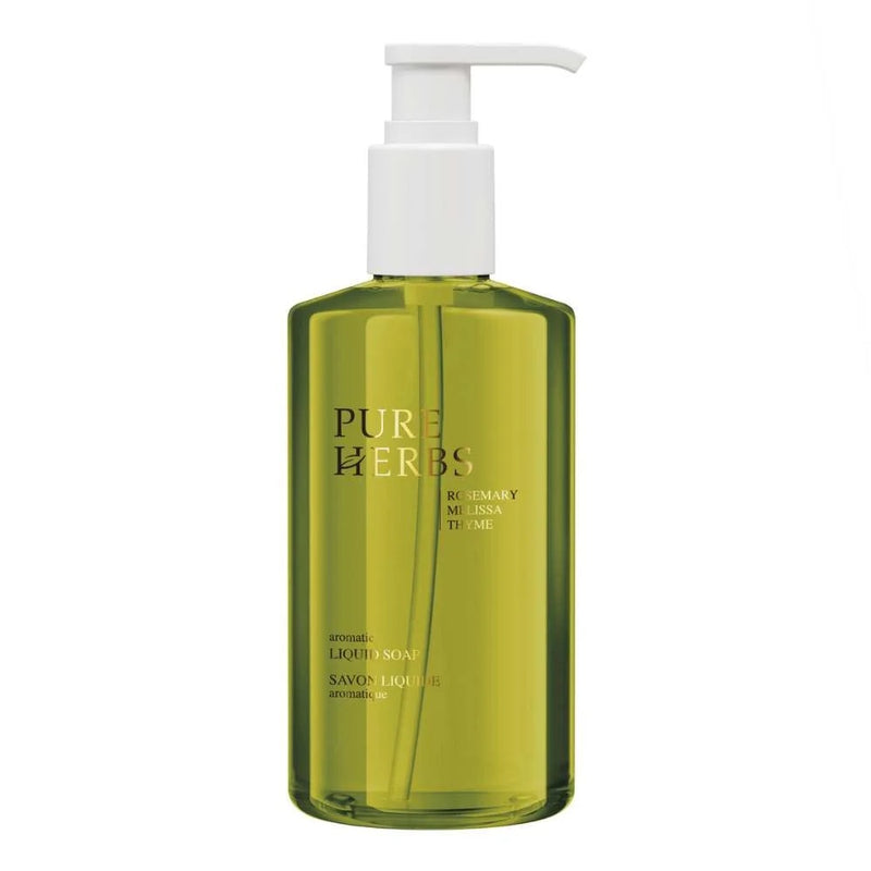 Sabonete Líquido Pure Herbs 300ml para Hotéis - Bomba Doseadora