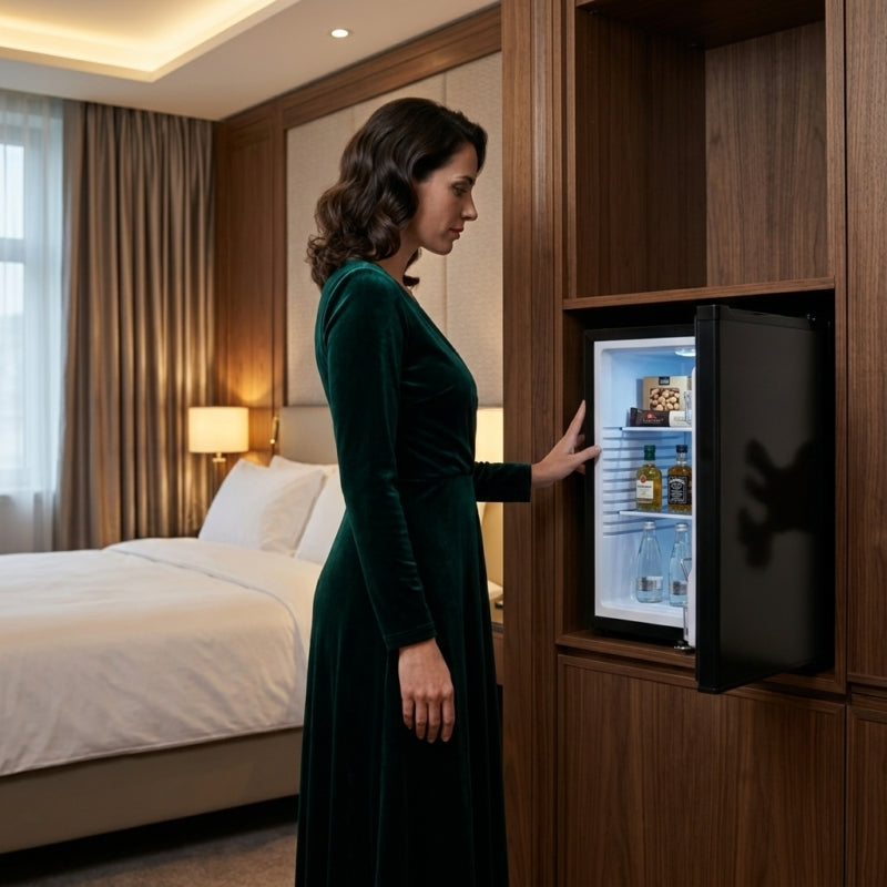 Minibar TA 30L puerta opaca para habitación de hotel