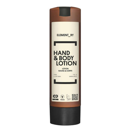 Lotion mains et corps 300 mL pour hôtels Element Ry - Smart Care 
