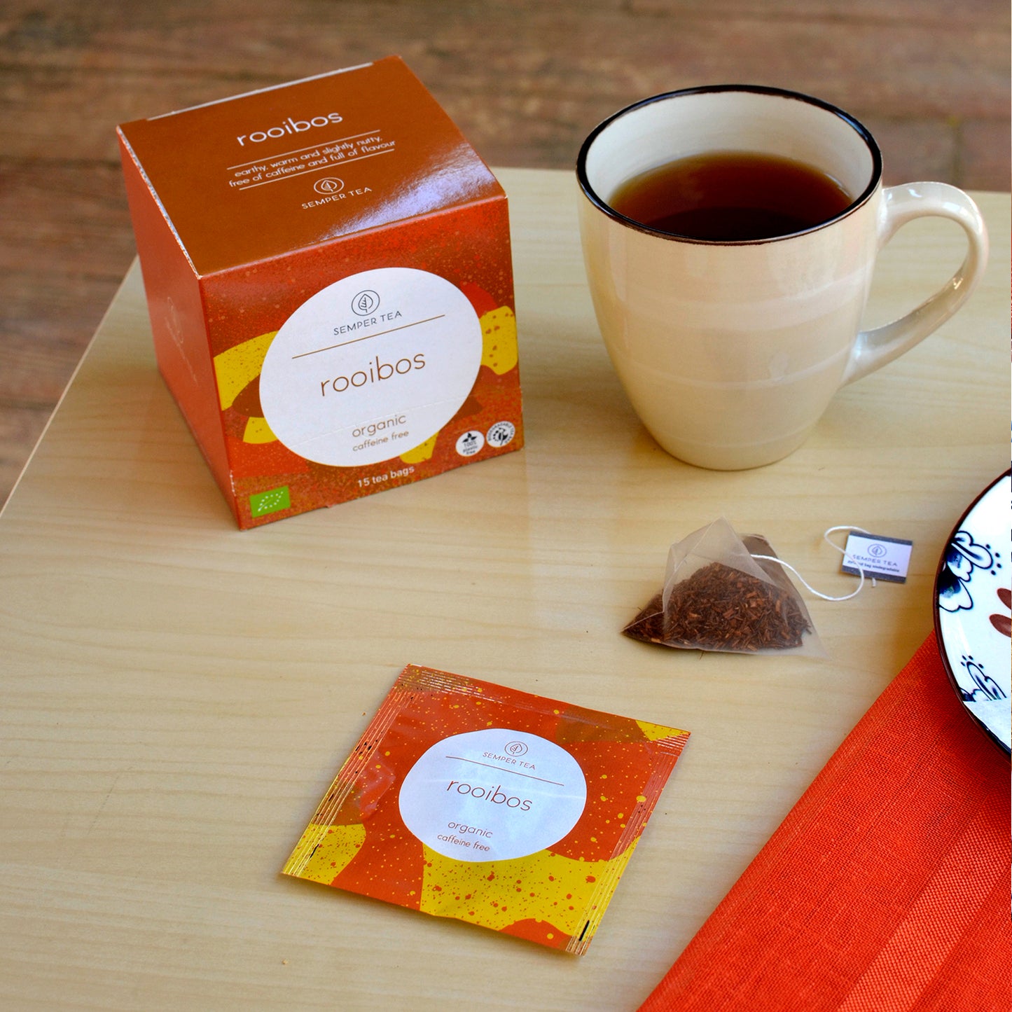 Rooibos pirámides ensobradas en estuche
