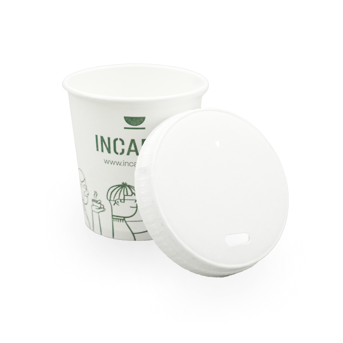 Tampas Branding Incapto - 50 unidades - 4oz (120 ml)