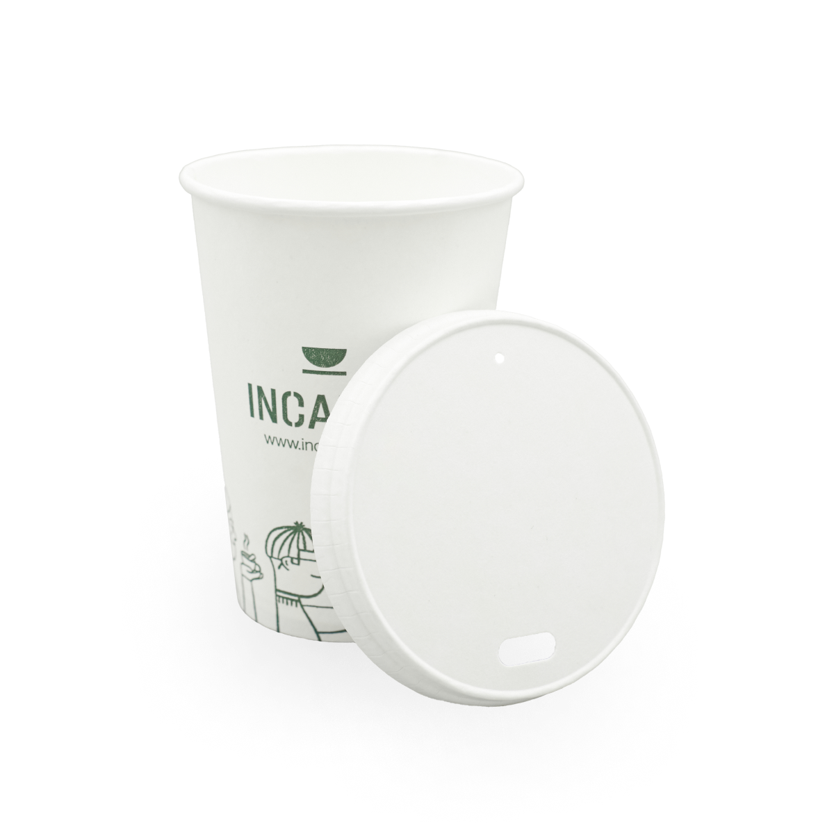 Tampas Branding Incapto - 50 unidades - 7oz (200 ml)