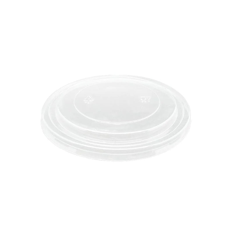 Pack 50 tapas PET Ø185 mm compatibles con ensaladera kraft 1100 ml para hoteles
