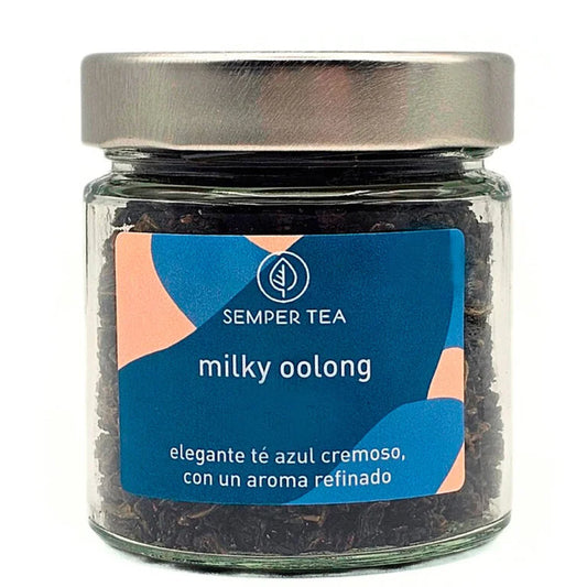 Oolong lacté bio en vrac en bocal en verre 50g