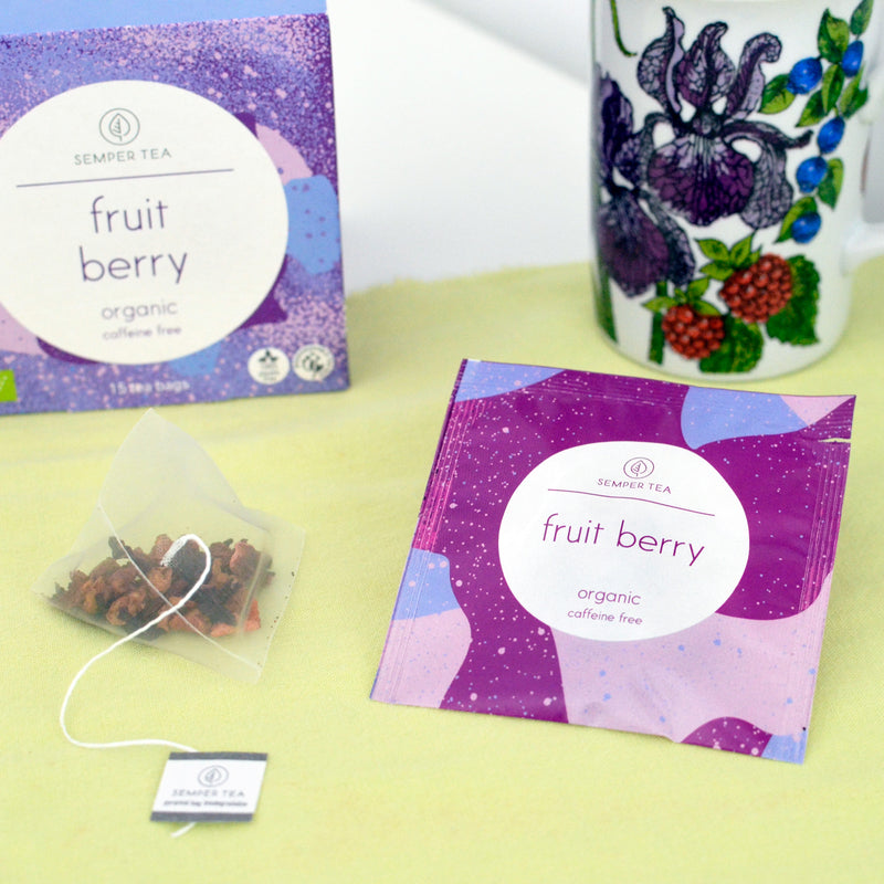 Fruit Berry pyramides ensachées en étui