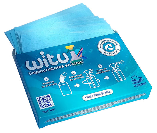 Witu limpiacristales  biodegradables
