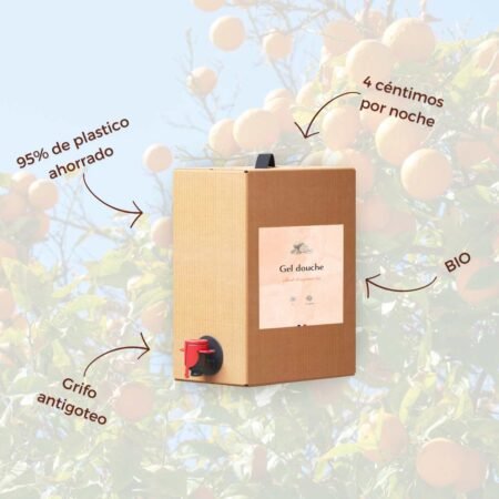Gel de ducha cítrico BIO - Recargable 10L para hoteles