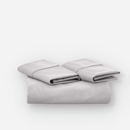 Funda nórdica de algodón orgánico 200 hilos plata