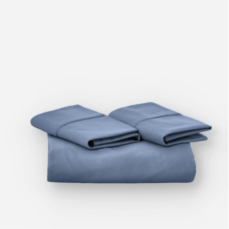 Funda nórdica de algodón orgánico 200 hilos azul