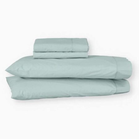 Ensemble de draps en coton biologique 200 fils vert