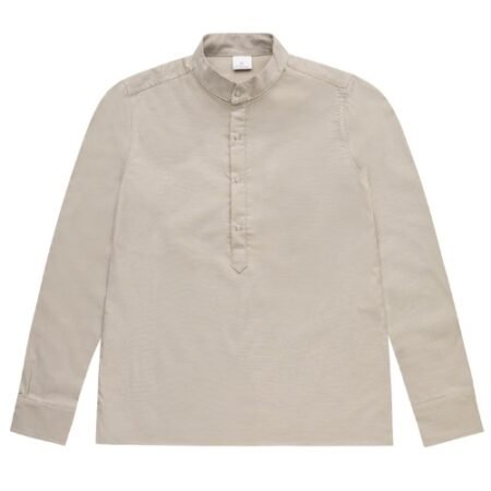 Chemise unisexe avec col Mao pour hôtels