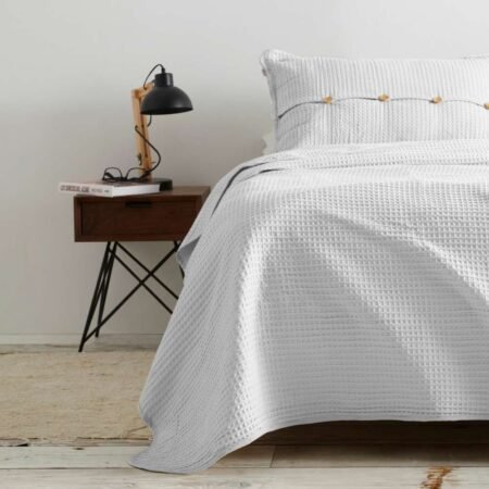 Colcha para primavera-verano blanca