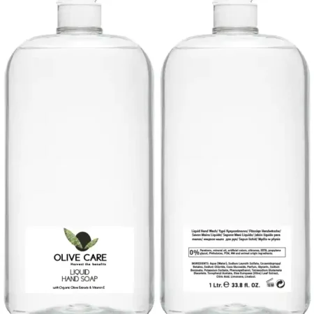 Lotion corporelle rechargeable OLIVE CARE 1000 ml pour hôtels