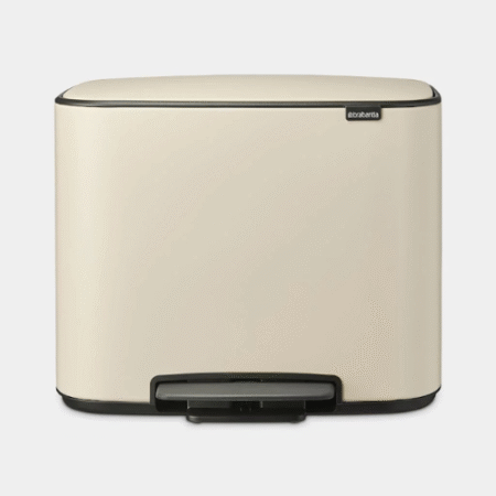 Papelera pedal BO beige