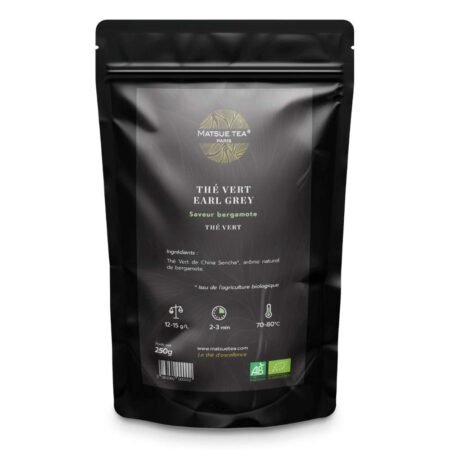 Thé vert Earl Grey biologique