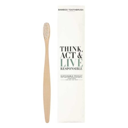 Cepillo de dientes de bambú para hoteles - Think act & live