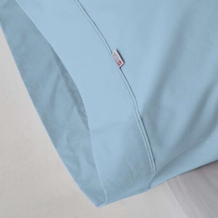 Fundas de almohada azul 144hilos