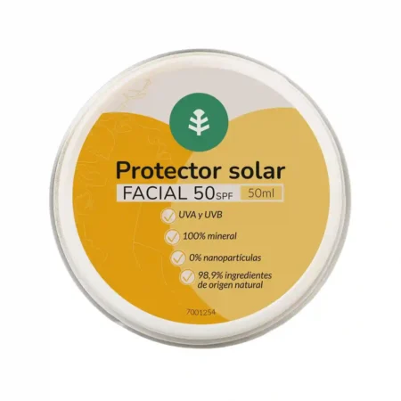 Protector Solar facial 100% mineral SPF 50 50 ml para hoteles