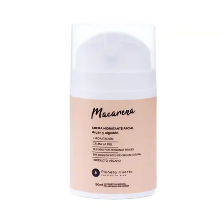 Crema hidratante facial Argán y algodón 50 ml para hoteles