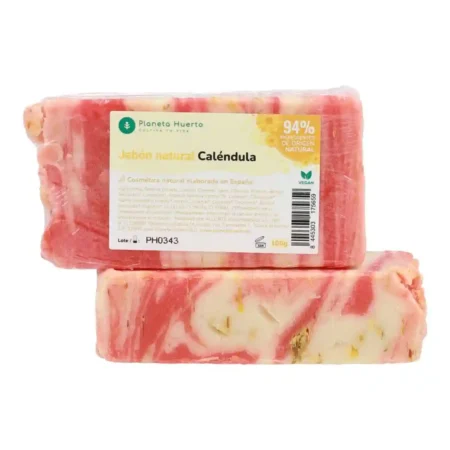 Jabón natural a base de aceite de oliva y caléndula 100 g para hoteles