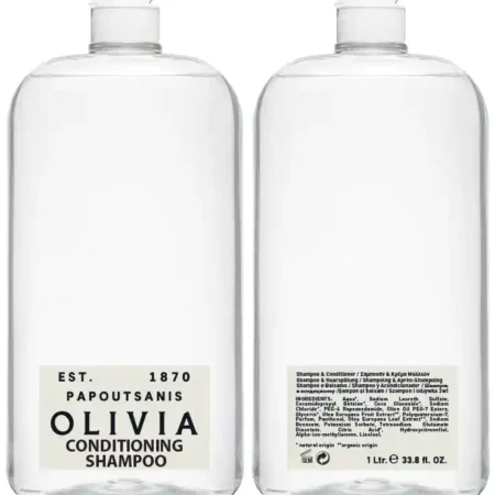 Shampoing-après-shampoing rechargeable OLIVIA 1000 ml pour hôtels