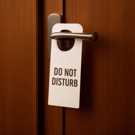 Door Hanger pour hôtels